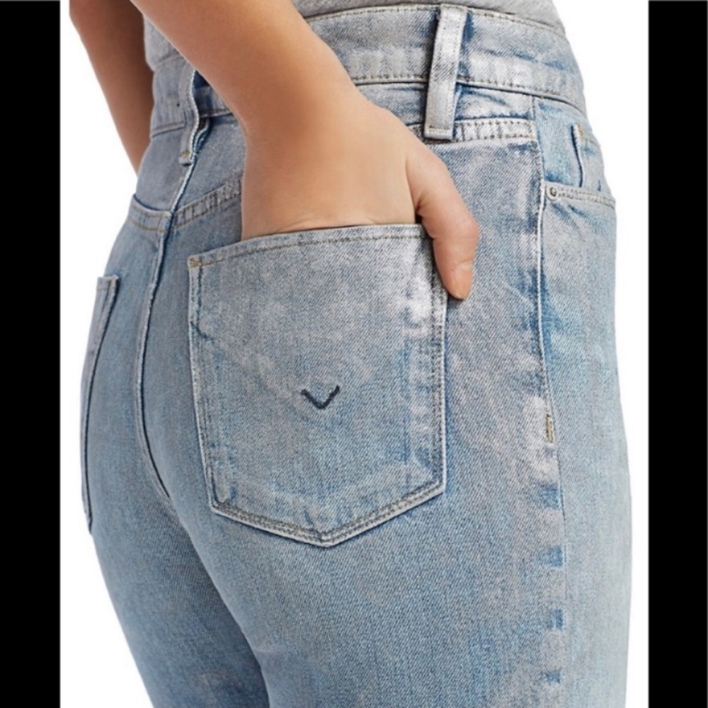 Hudson Jeans High Rise Acid Wash Scrunch